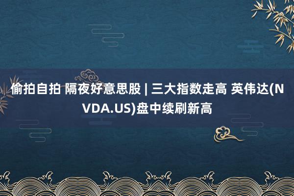 偷拍自拍 隔夜好意思股 | 三大指数走高 英伟达(NVDA.US)盘中续刷新高